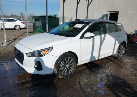 2018 Hyundai Elantra Gt z USA, uszkodzony, nr VIN KMHH35LE3JU039346